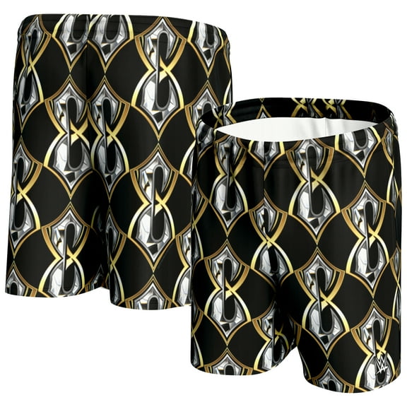 Men's ProSphere Black Charlotte Flair Logo Shorts