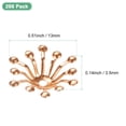thumbnail image 3 of Uxcell 200-Pack Tapones de Cuentas en Forma de Flor, 13mm x 3.5mm Tapones Espaciadores de Flor para Artesanía DIY [Color Cobre], 3 of 6