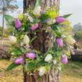 thumbnail image 2 of Guirnaldas de flores aromáticas para exterior | Decoración con hojas para porches, yute natural, adornos sencillos para ventanas y puertas, estética bohemia, para propietarios, para, 2 of 5