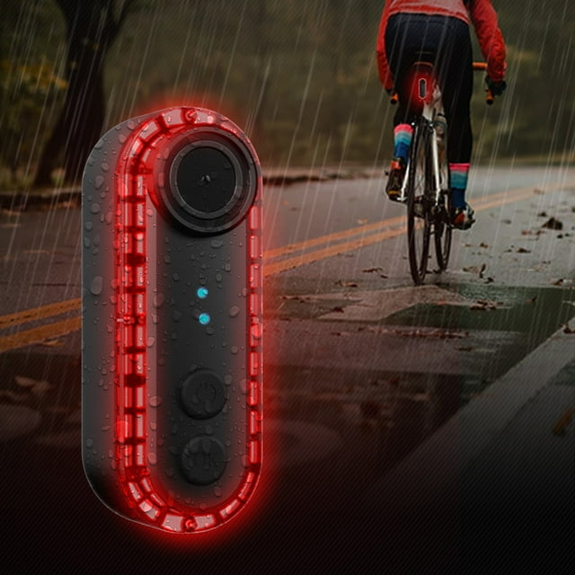 Cámara Trasera Para Bicicleta, Cámara De Visión Trasera Para Bicicleta Con Bloqueo De Archivos De Vídeo 1080P Gran Angular De 150 Grados Para Ciclismo