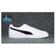 thumbnail image 3 of PU & MA Clyde Core Leather Foil White Black Lace Up mens casual Sneakers 364669-01, 3 of 6