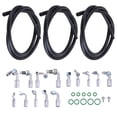 thumbnail image 6 of A/C Air Conditioning Extended Length Hoses Kit Rubber Black with Fittings O-rings Universal, 6 of 10