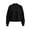 Black, variant on Women's Crewneck Sweater, Loose Fit Long Sleeve Soft Knit Pullover Top