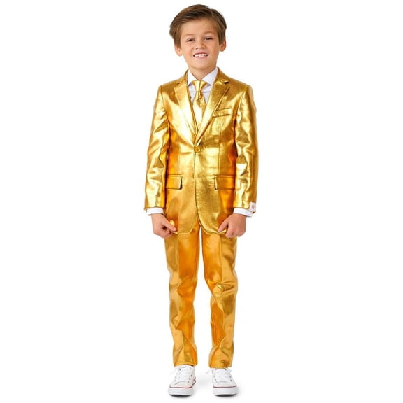 OppoSuits Boys' Suits BOYS Groovy Gold - US 8Y Gold