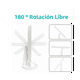 thumbnail image 3 of Espejo Maquillaje con luz LED 180° Blanco, 3 of 5