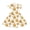 Capybara Lemon, variant on Piglet Floral Design Girls Short Sleeve Casual Long Dress Poly Spandex Stretchy Breathable Texture 2-14 Years Old Girls Casual Dress for Kids