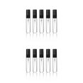 thumbnail image 2 of Vogacara 5 piezas de botella rociadora, accesorio de almacenamiento de muestras, contenedor de subpaquete, botellas líquidas, atomizadores de Negro Pulverizador negro de 5ml 2piezas, 2 of 6