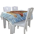 thumbnail image 2 of EREHome Watercolor Turtle Tablecloth 60x120 inches, 2 of 4