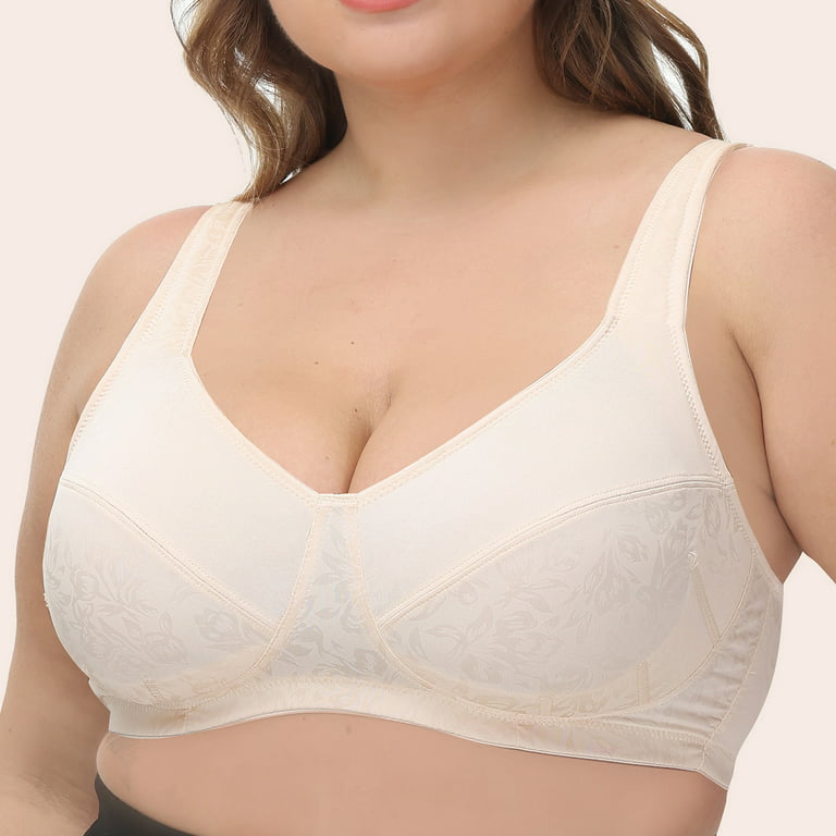 Lopecy-Sta Women's Plus Size Seamless Push Up Lace Sports Bra Comfortable  Breathable Base Tops Underwear Womens Bras Savings Clearance Bralettes for  Women Khaki 