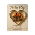 thumbnail image 2 of Blaxill Pocket Keepsake Gift Card | Heart-Shaped Bookshelf Companion | Calming Soft Decorative Miniature | With Dragons Cats Plants Designs | 1 Piece | Thoughtful Gift, 2 of 2
