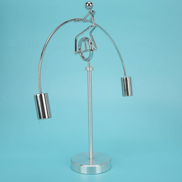 Adorno para el hogar, juguete de equilibrio para aliviar el estrés con forma innovadora de hierro, juguete de equilibrio de alto rendimiento