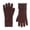 Brown, variant on Winter Gloves Extra Long Windproof Thermal Gloves Touchscreen Winter Mittens Beige One Size