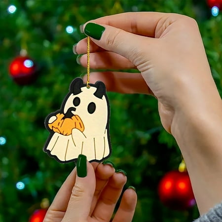 

Linjieee Hangers Adorable Shapes For Festive Decorations Fir Garland Outdoor The Dark Decorations Wooden Beaded Garland Popcorn Garland Cat Car Ornament round Stained Glass Window Panel
