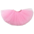 thumbnail image 4 of mgoYE Sparkle Tutu for Toddler Girls Tulle Ballet Dance Skirt Princess Baby Kids Dress up Birthday Party(Pink,4-7 Years), 4 of 4