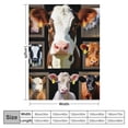 thumbnail image 4 of HENGT  Flannel Blanket 3D Young Cow Super Soft Plush Throw Blanket Warm Sofa Couch Travel Bedding Blankets Comfy Bedspread Home Decor Blanket, 4 of 6