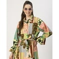 thumbnail image 5 of Moomaya Spread Collar Shirt Cotton Dress - Women's Casual Printed Dress, 5 of 9