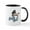 White/Black Inside, variant on CafePress - Lone Wolf Mugs - 11 oz Ceramic Mug - Novelty Coffee Tea Cup