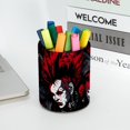 thumbnail image 5 of Organizador de escritorio compacto con portalápices: organizador de maquillaje funcional y juego de accesorios de escritorio, estilo calavera punk., 5 of 5