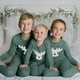 thumbnail image 1 of Pijamas Herrnalise para niños pequeños, bebés, niños y niñas, con ciervos navideños, camisetas y pantalones, pijamas, conjuntos de ropa de dormir, 1 of 8