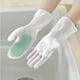 thumbnail image 5 of Fiudx Guantes Reutilizables para Lavar Platos, con Cepillo de Palma para Facilitar El Lavado, Resistentes Al Calor y Antideslizantes, Herramienta de Limpieza Doméstica, Flexibles y Respetuosos con La, 5 of 6