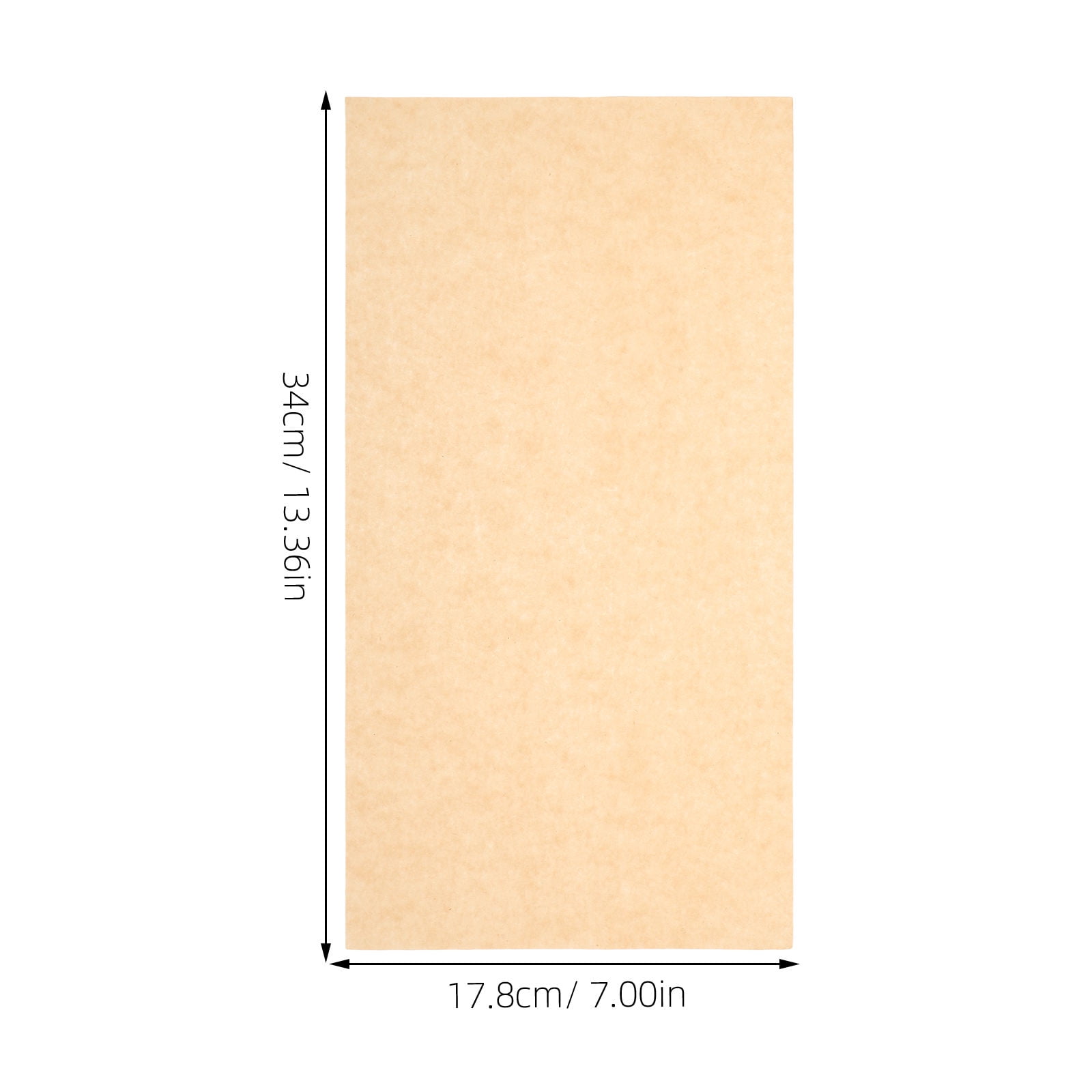 SKISUNO Grease Proof Paper Moisture Absorption Household Bread Paper Light Brown 300 Sheets