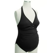 Maternity Halter One-Piece Swimsuit
