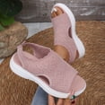 thumbnail image 6 of DGMIOCS Womens Orthopedic Walking Sandals Arch Support Comfort -On Sport Sandals Open-Toe Athletic Sandals for Plantar Fasciitis Summer Beach Casual Size: 11 Pink, 6 of 9