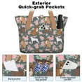 thumbnail image 2 of Tote Bag for Women - Cute Boxer Dog and Flowers Florals Shoulder Bag - Large Utility Work Duffle Bag with Zipper Handbag for Travel, Work, Sprots, 2 of 5