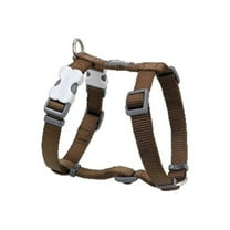 Red Dingo DH-ZZ-BR-12 Dog Harness Classic Brown- Extra Small