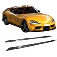 thumbnail image 2 of Ikon Motorsports 2PCS Side Skirts Extension Rocker Panels Splitter Compatible With 2020-2025 Toyota GR Supra A90 A91 MK5 Gloss Carbon Fiber CF MZ Speed Style, 2 of 7