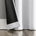thumbnail image 4 of Mainstays Blackout Grommet Single Curtain Panel, 1 Panel, White, 40"W x 84"L, 4 of 7