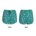 thumbnail image 4 of Disketp Cute Shark Turtle Print Women's Shorts Workout Shorts for Athletic Gym Running Shorts with Phone Pockets XX-Large, 4 of 8