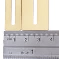 thumbnail image 5 of FELTECHELECTR Guitar Maintenance Tools 2Pcs Wide Slot Golden Stainless Steel Fretboard Guards 3.07 * 0.87In, 5 of 6