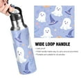 thumbnail image 4 of Yayeee 20oz Insulated Water Bottle Double Wall Stainless Steel with Flip Straw Lid, Blue Halloween, 4 of 7