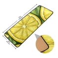 thumbnail image 2 of Lemon and Leaves 72×24 inch Runner Rug Non-Slip Pads Ares Rugs Washable for Bedroom Bathroom Living Room, 2 of 6