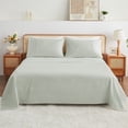 thumbnail image 1 of Kingrest 100% Algodón Juego de Sábanas de 4 Piezas para Cama California King, Bolsillos Extra Profundos para 40cm, Ultra Suave y Transpirable, 1 of 9