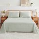 thumbnail image 1 of Kingrest 100% Algodón Juego de Sábanas de 4 Piezas para Cama California King, Bolsillos Extra Profundos para 40cm, Ultra Suave y Transpirable, 1 of 9