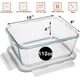 thumbnail image 3 of Recipiente de vidrio para alimentos Razab 3300 ml con tapa con cierre, 3 of 9