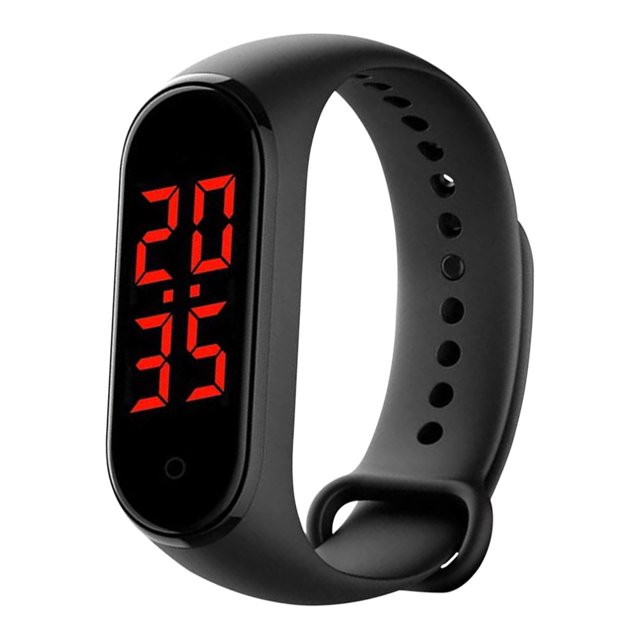 Reloj inteligente con pantalla de tiempo medidor de temperatura corporal termómetro Kuymtek información de medición de oxígeno en sangre