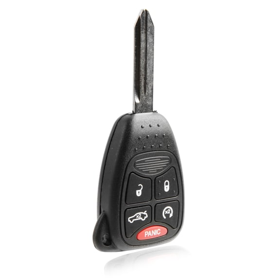 Key Fob Replacement Keyless Entry Remote for 2005-2014 Chrysler 200 300 Aspen Sebring Dodge Avenger Durango Jeep Commander Grand Cherokee Liberty 5-Button Remote Head Key (OHT692427AA)
