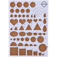thumbnail image 2 of Paper Quilling DIY Craft Kit Template Board + Tweezer + Pins + Slotted Pen Quilling Tools Kit, White, 2 of 6