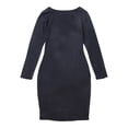 thumbnail image 5 of Felcia Women Elegant Slim Fit Dress Square Collar Long Sleeve Bodycon Mini Dress, 5 of 7