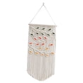 thumbnail image 3 of Tapiz colgante de pared de macramé rústico, decoración de oficina con borlas bohemias, divisor de habitación trenzado, arte de pared para apartamento, Estilo A Soledad Macramé Tela decorativa, 3 of 9