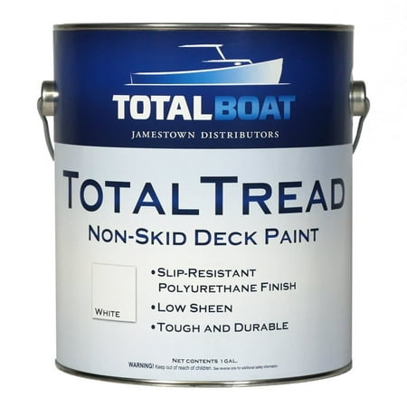 TotalBoat TotalTread Non Skid Deck Paint White (Best Way To Strip Deck Paint)