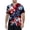 #01Blue, variant on Men's Digital Camo Quick‑Dry T‑Shirt Summer Crew Neck Short Sleeve UV Protection Top for Fishing Hiking Sports Pink M