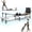 PR06 Pilates Reformer, variant on Syedee Pilates Reformer Box Set – 14" Anti-Deformation Circle with Padded Handles,Pilates Equipment for Home Gym Focusing on Toning Inner Thighs, Arms, and Core
