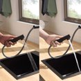 thumbnail image 2 of Kitchen Faucet Black 304 Stainless Steel Kitchen Sink Mixer Tap with Pull-out Spray 360° Rotatable, 2 of 5