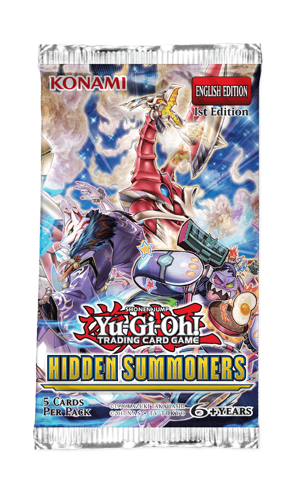 hidden summoners booster box YuGiOh 24 Packs Konami prevent attacks Yugioh Hidden Summoners 1st Edition