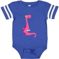 thumbnail image 3 of Inktastic Cute Pink Dinosaur Girls Baby Bodysuit, 3 of 5
