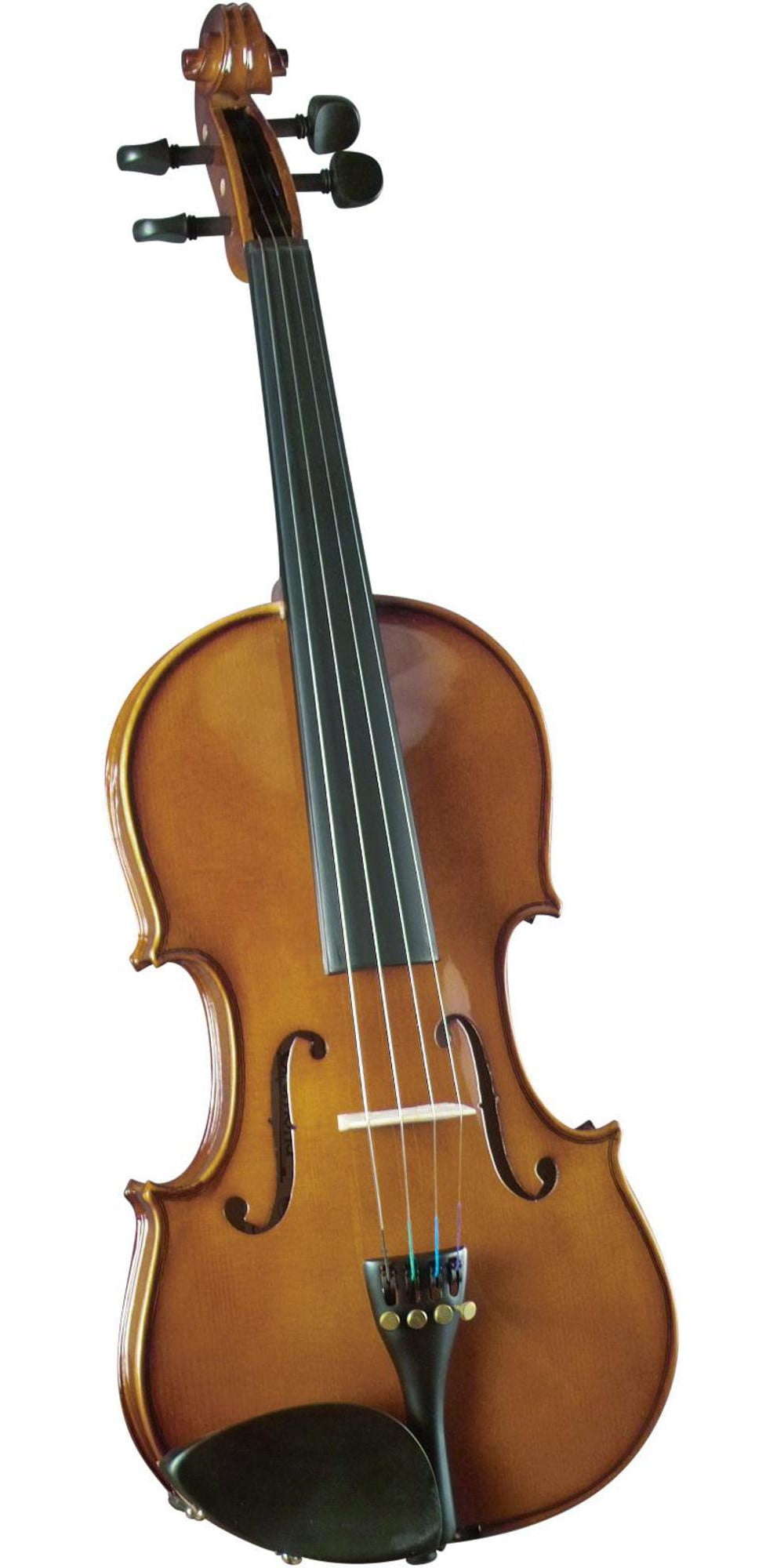 Saga SV-100 .5 Cremona Novice .5 Size Violin Outfit with Dyed Rosewood Fingerboard- Opaque Warm Brown
